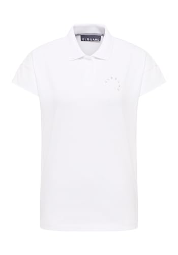 Elbsand Polo-Shirt Torva in Weiß, Größe M von Elbsand