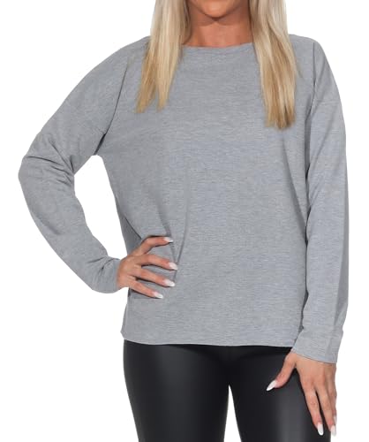 Elbsand Riane Damen Sweatshirt, Rundhalsausschnitt, leicht kastige Schnittform von Elbsand