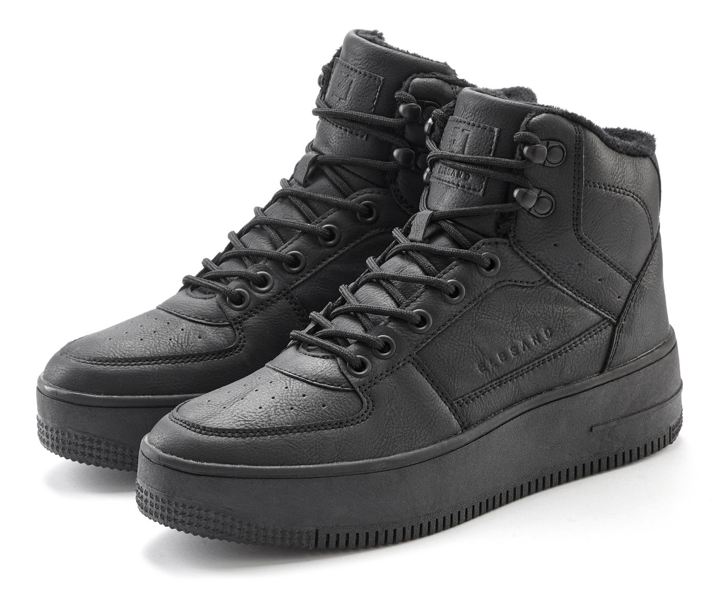 Elbsand Sneaker mit kuscheligem Warmfutter, Freizeitschuh, Halbschuh, High Top Sneaker von Elbsand