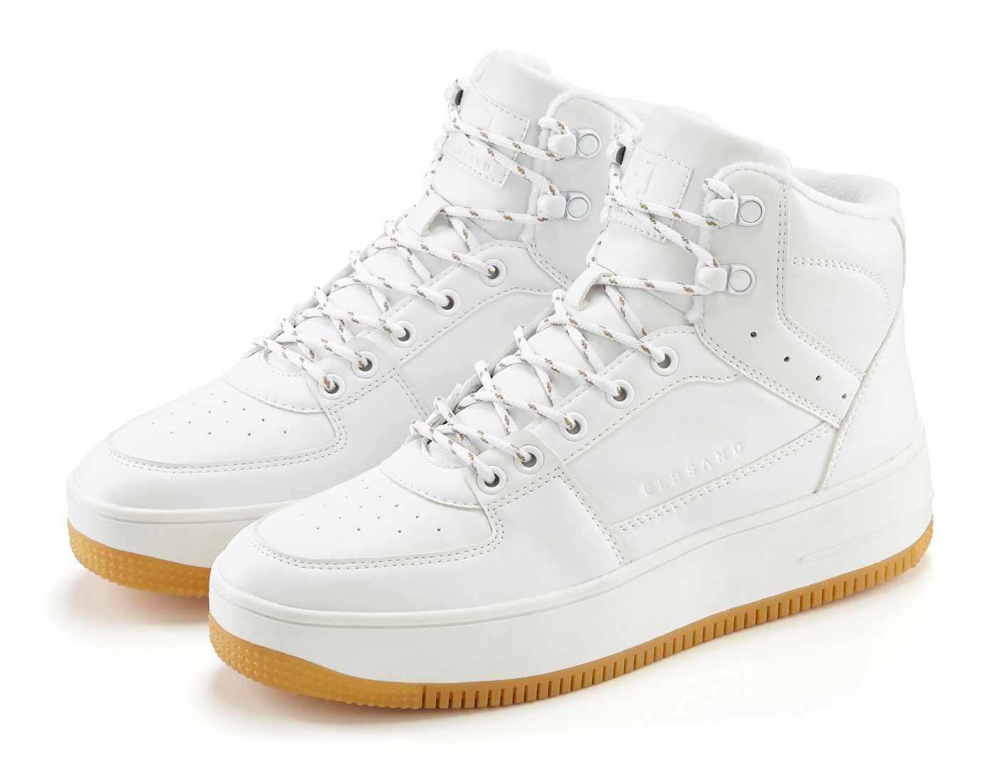 Elbsand Sneaker mit kuscheligem Warmfutter, Freizeitschuh, Halbschuh, High Top Sneaker von Elbsand