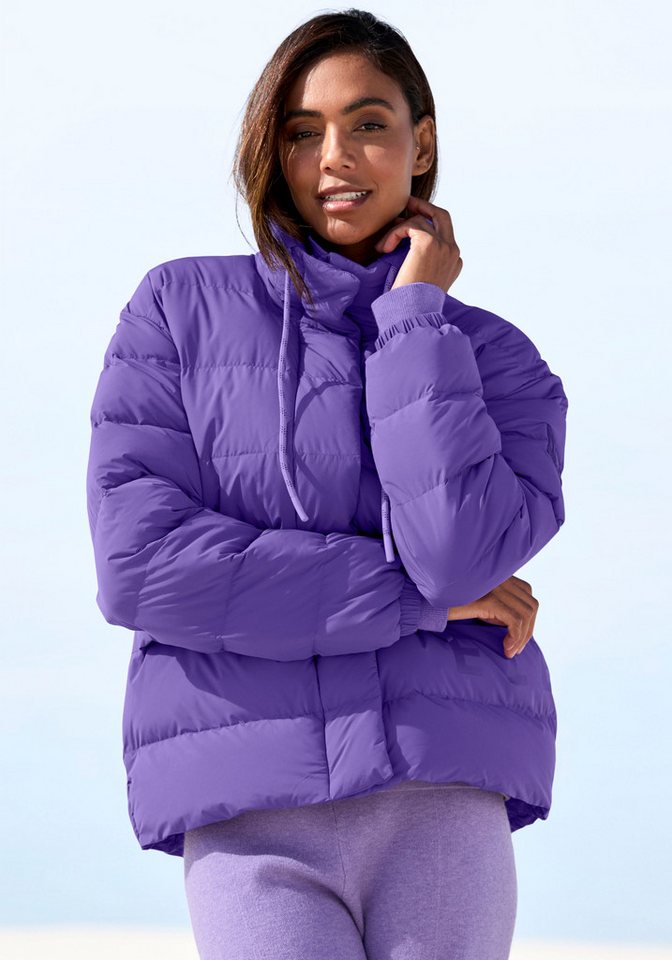 Elbsand Steppjacke mit hochschließendem Kragen von Elbsand