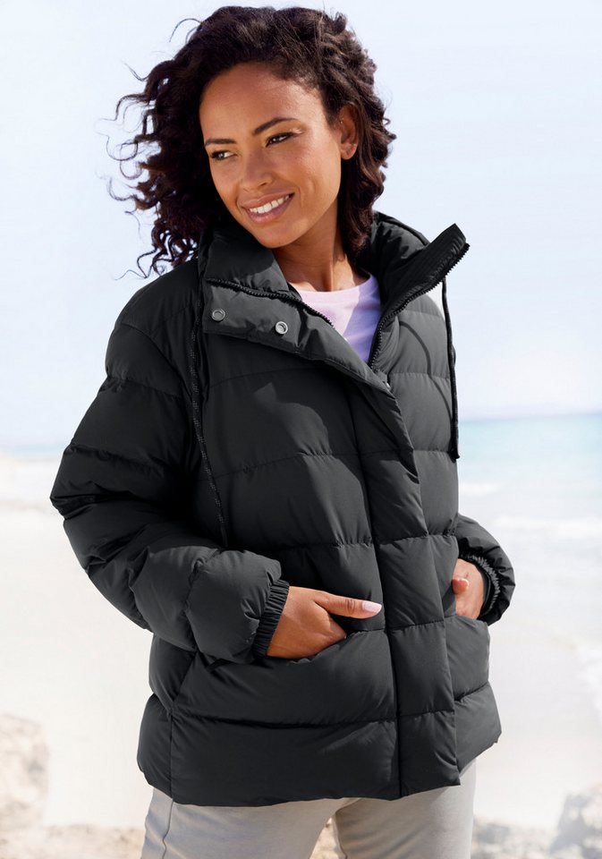 Elbsand Steppjacke mit hochschließendem Kragen von Elbsand