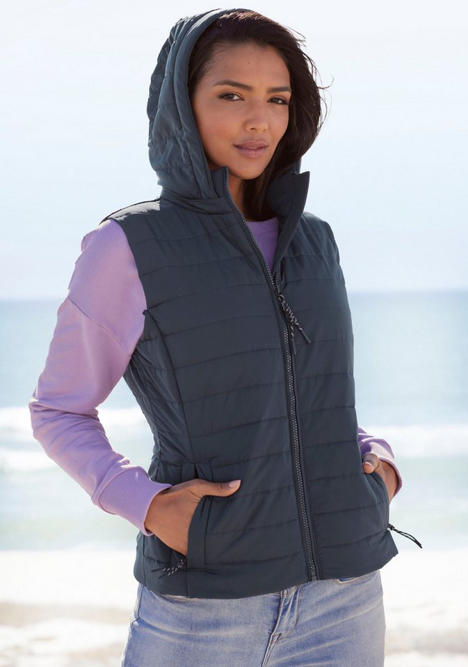 Elbsand Steppweste Mit abnehmbarer Kapuze von Elbsand