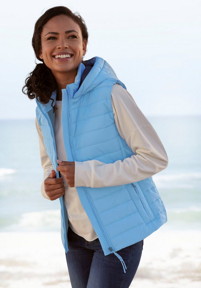 Elbsand Steppweste Mit abnehmbarer Kapuze von Elbsand