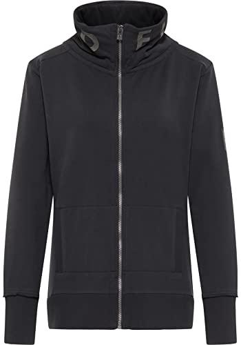 Elbsand Sweatjacke Alvis mit Stehkragen in Schwarz, Größe S von Elbsand