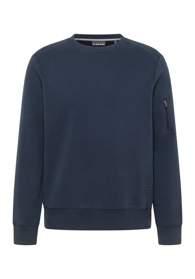 Elbsand Sweatshirt Elmo Herren Rundhalsausschnitt, locker geschnitten von Elbsand