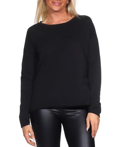 Elbsand Riane Damen Sweatshirt, Rundhalsausschnitt, leicht kastige Schnittform von Elbsand