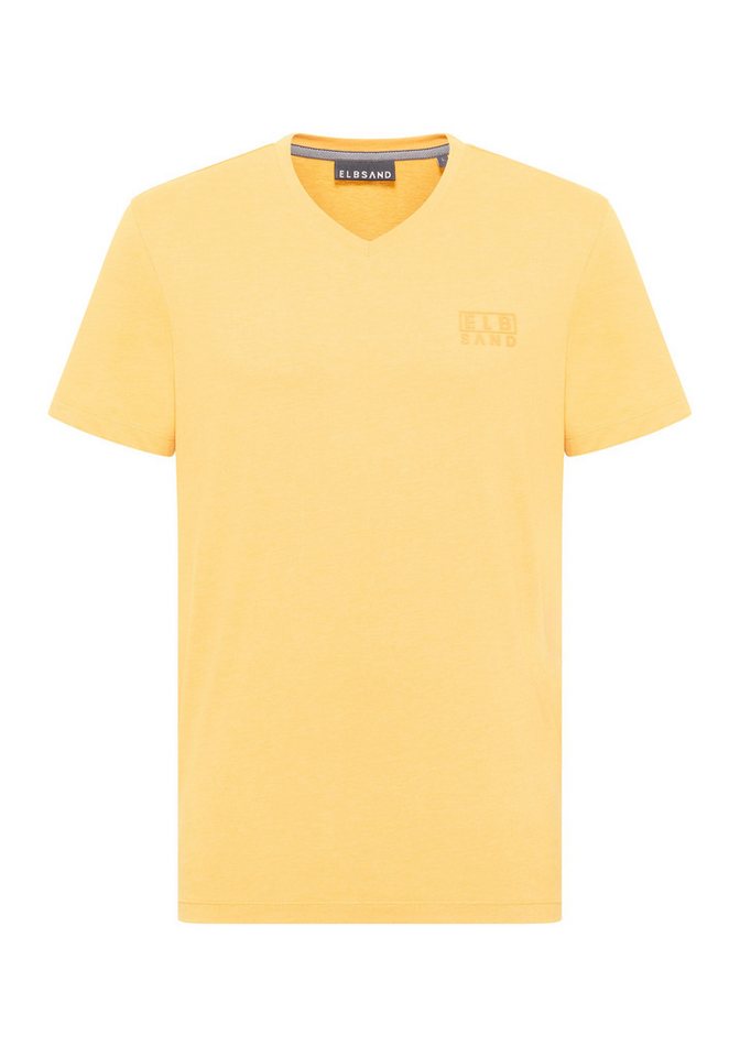 Elbsand T-Shirt Ingvar Herren V-Ausschnitt, normal geschnitten von Elbsand