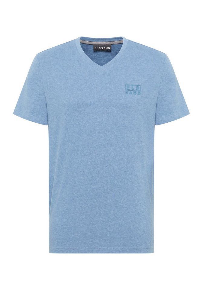 Elbsand T-Shirt Ingvar Herren V-Ausschnitt, normal geschnitten von Elbsand