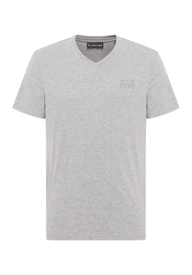 Elbsand T-Shirt Ingvar Herren V-Ausschnitt, normal geschnitten von Elbsand