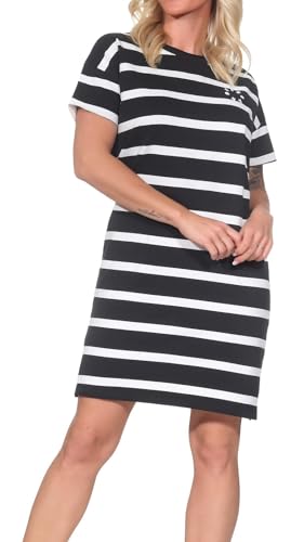 Elbsand Talima Damen Kleid, Dress, Sommerkleid mit Rundhalsausschnitt und Eingrifftaschen, locker geschnitten von Elbsand