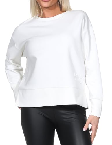 Elbsand Tove Damen Sweatshirt mit Rundhalsausschnitt und Schlitzen, locker geschnitten von Elbsand