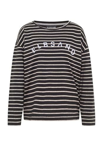Elbsand Ulima Damen Sweatshirt mit weiterem Ausschnitt, leicht überschnittene Schulter, locker geschnitten von Elbsand