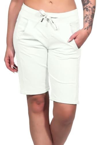Elbsand Brinjana Damen Bermuda Shorts, Kurze Sweathose, lockere Passform von Elbsand
