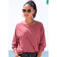 Witt Weiden Damen Longsleeve mauve meliert von Elbsand