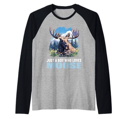 Herren Elche Elch Raglan Herren Elche Elch Raglan von Elche Elch Tier Shop