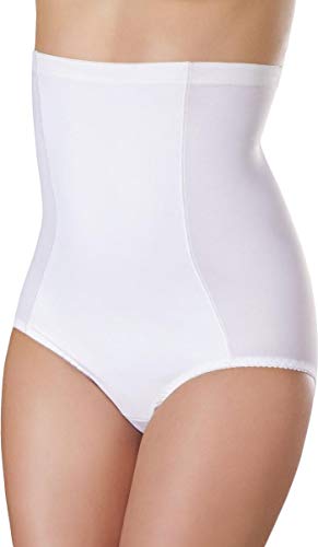 ELDAR Bauchweg Unterwäsche Damen Miederslip mit Bauch-Weg-Effekt Shapewear Stark Formend Miederhose Bauch Weg Stark Formend Slip (XXL, Weiß) von Eldar