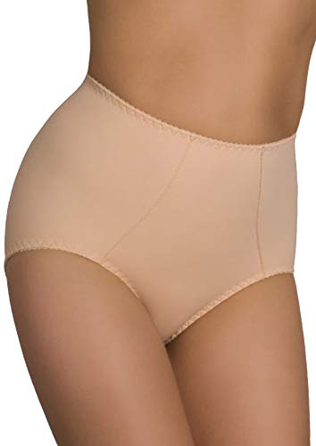 ELDAR Damen figurenformend Miederslip mit Bauch-Weg-Effekt Stark Formend Miederpants Miederslip Push Up Unterhose Damen (XL, Beige) von ELDAR