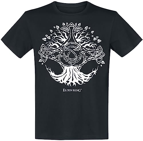 Elden Ring Erdtree Männer T-Shirt schwarz M 100% Baumwolle Fan-Merch, Gaming von Difuzed