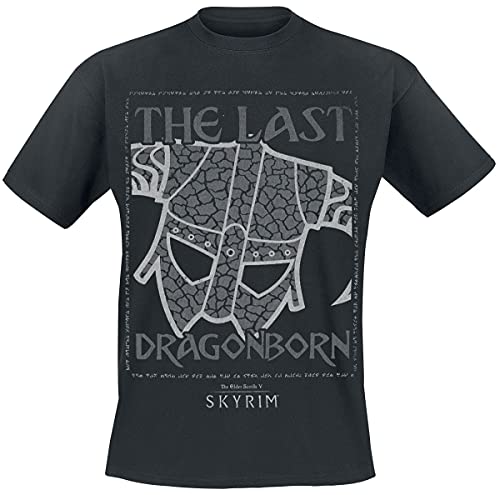 Elder Scrolls The V - Skyrim - The Last Dragonborn Männer T-Shirt schwarz XL von Difuzed