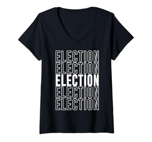 Damen Wahl T-Shirt mit V-Ausschnitt Damen Wahl T-Shirt mit V-Ausschnitt von Election Apparel