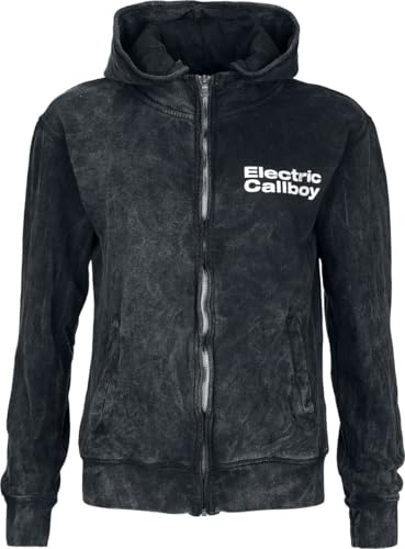 Electric Callboy Choo Choo Frauen Kapuzenjacke Charcoal M 100% Baumwolle Band-Merch, Bands von Electric Callboy