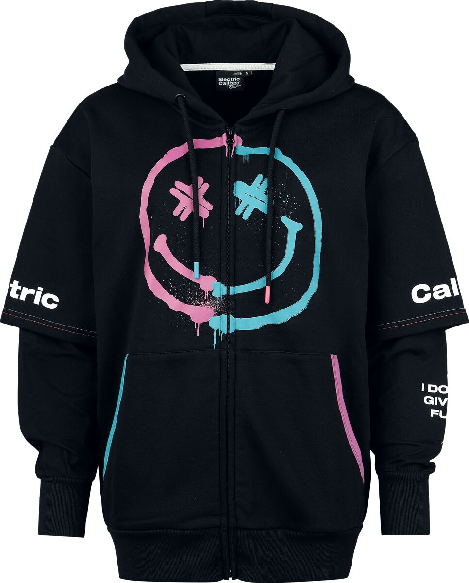 Electric Callboy EMP Signature Collection Kapuzenjacke schwarz in XL von Electric Callboy