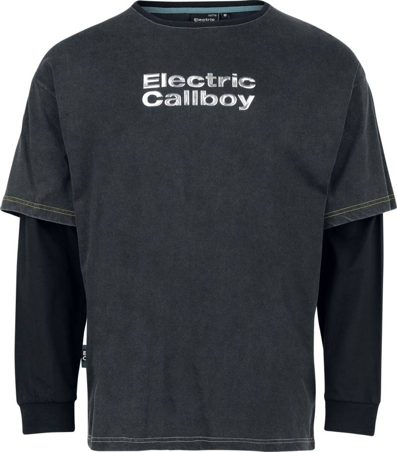 Electric Callboy EMP Signature Collection Langarmshirt dunkelgrau schwarz in 3XL von Electric Callboy