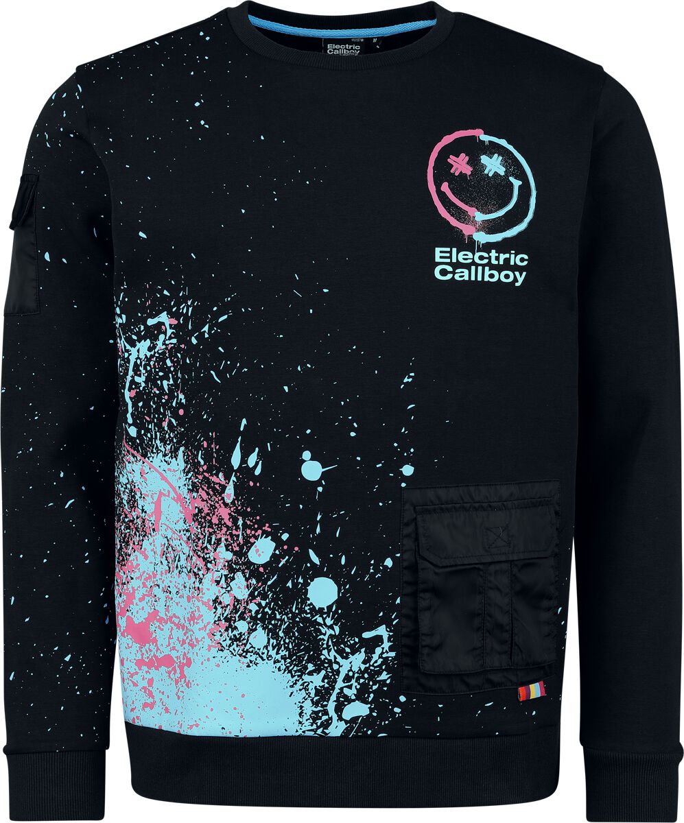 Electric Callboy EMP Signature Collection Sweatshirt schwarz in L von Electric Callboy