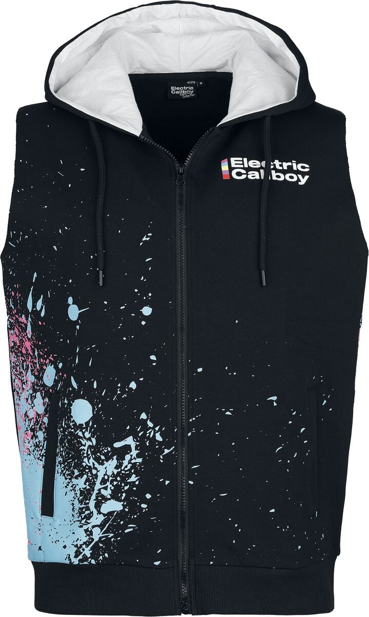 Electric Callboy EMP Signature Collection Weste schwarz weiß in XL von Electric Callboy
