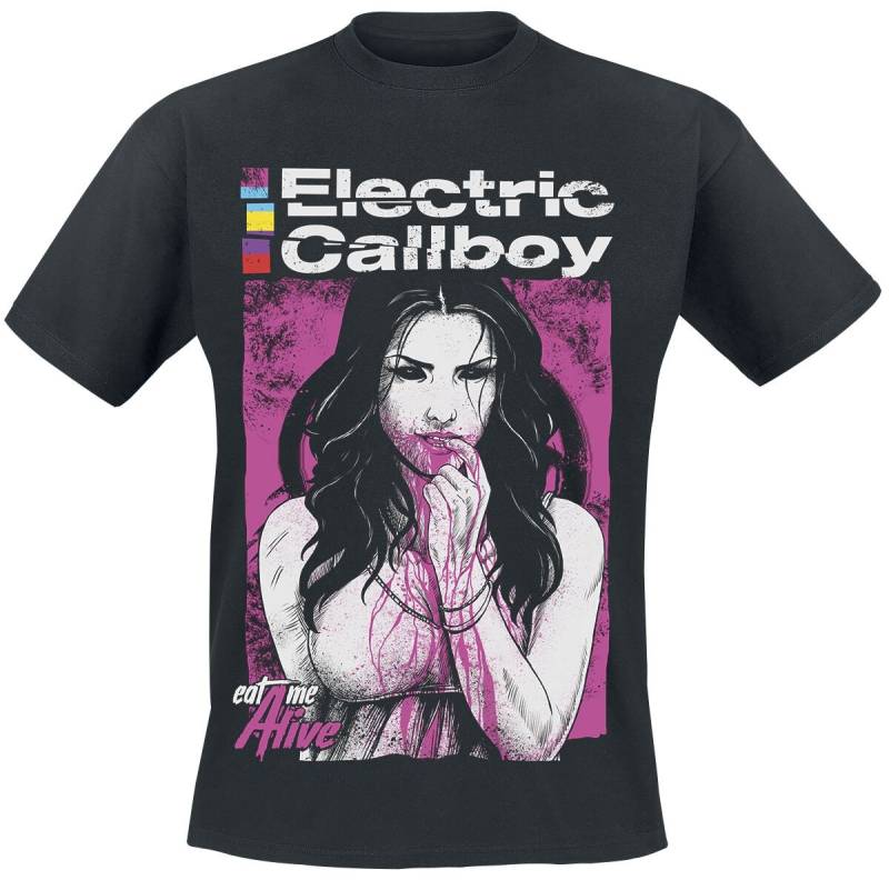 Electric Callboy Eat Me Alive T-Shirt schwarz in XXL von Electric Callboy