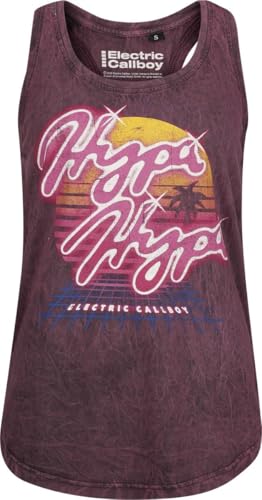 Electric Callboy Hypa Hypa Frauen Top lila S 100% Baumwolle Band-Merch, Bands von Electric Callboy