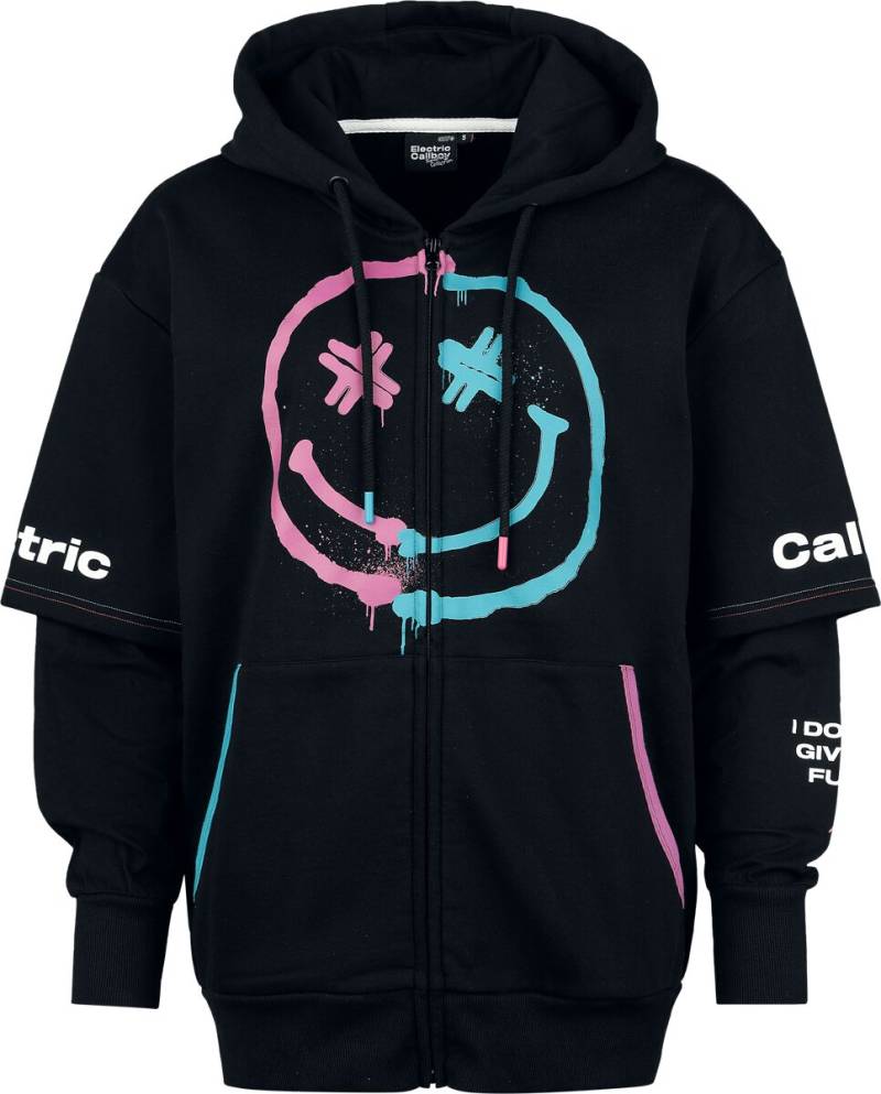 Electric Callboy Kapuzenjacke - EMP Signature Collection - XS bis XXL - für Damen - Größe S - schwarz  - EMP exklusives Merchandise! von Electric Callboy