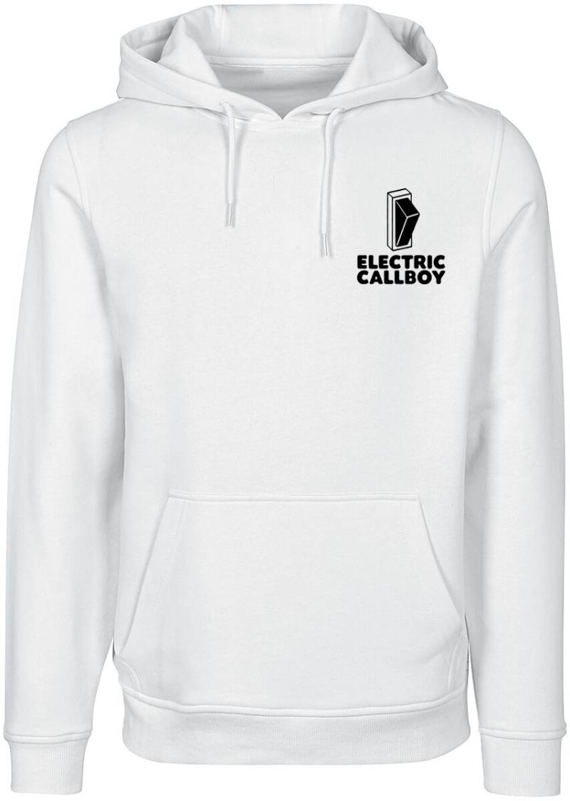 Electric Callboy Kapuzenpullover - Hypa Hypa Switch - S bis XXL - für Männer - Größe XXL - weiß  - Lizenziertes Merchandise! von Electric Callboy