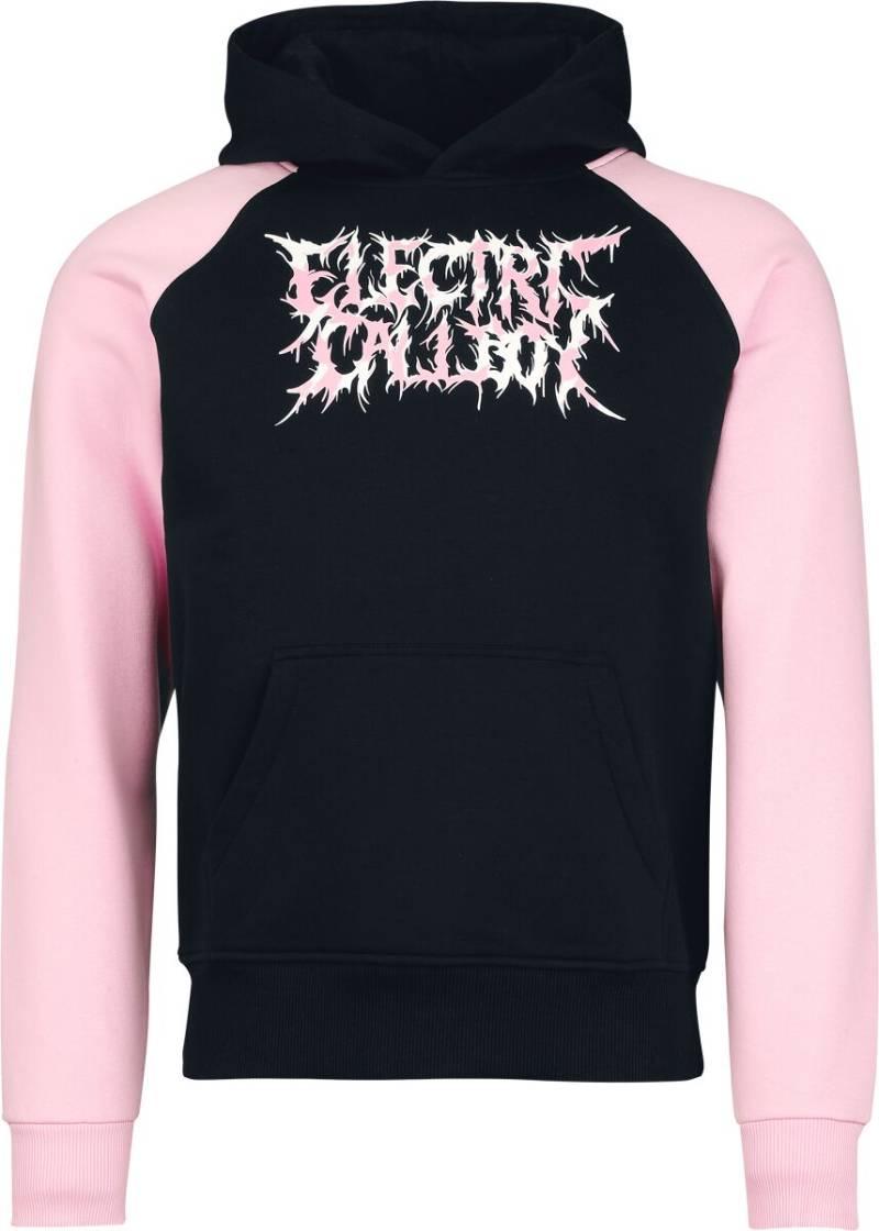Electric Callboy Kapuzenpullover - Logo - S bis 5XL - für Männer - Größe S - schwarz/rosa  - EMP exklusives Merchandise! von Electric Callboy