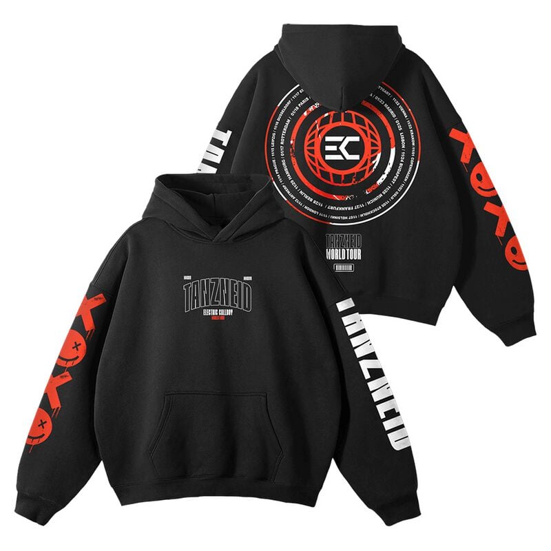Electric Callboy Kapuzenpullover - Tanzneid Tour Circle - S bis 3XL - für Männer - Größe XL - schwarz  - EMP exklusives Merchandise! von Electric Callboy