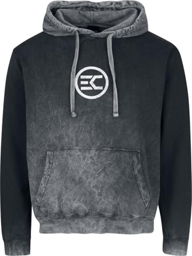 Electric Callboy Square Logo Männer Kapuzenpullover Charcoal M 100% Baumwolle Band-Merch, Bands von Electric Callboy
