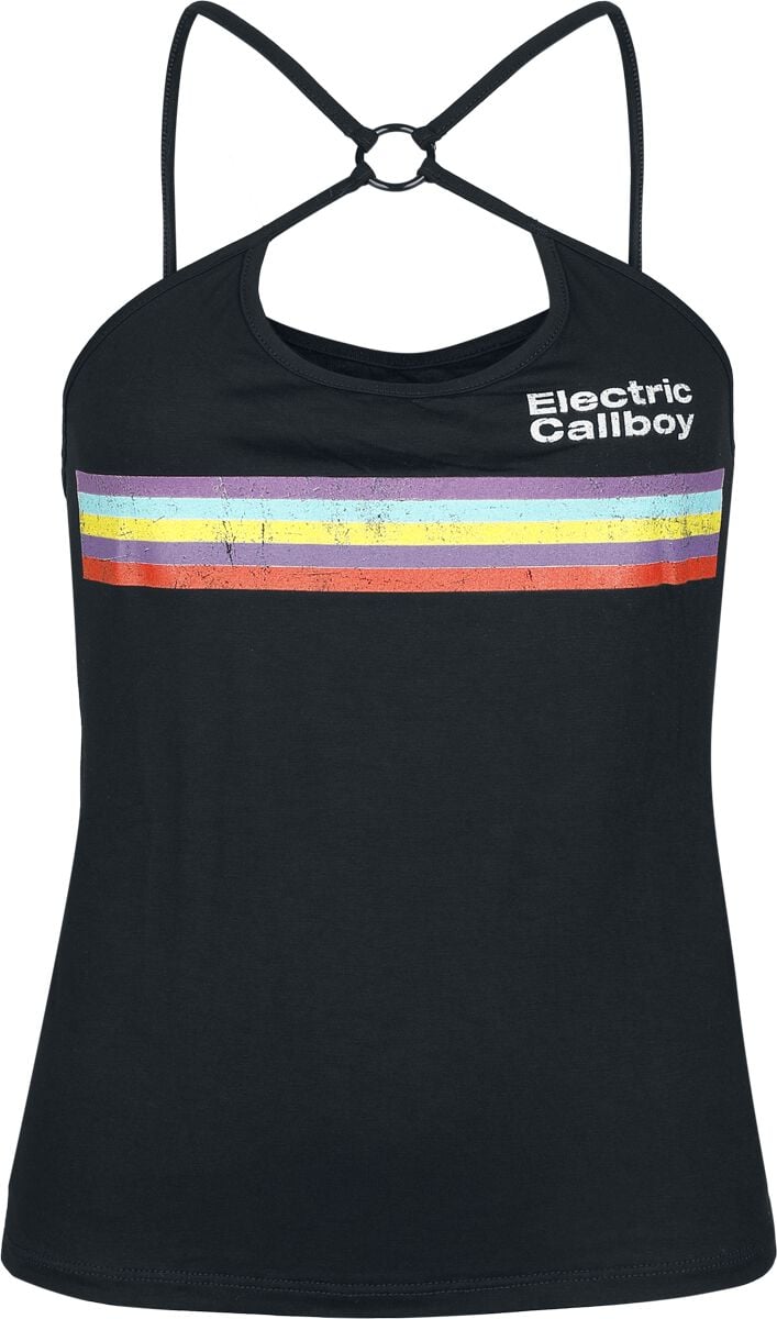Electric Callboy Stripe Top schwarz in XXL Electric Callboy Stripe Top schwarz in XXL von Electric Callboy