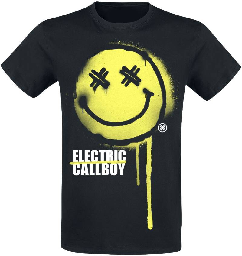 Electric Callboy T-Shirt - Spray Smile - S bis 3XL - für Männer - Größe XL - schwarz  - Lizenziertes Merchandise! von Electric Callboy