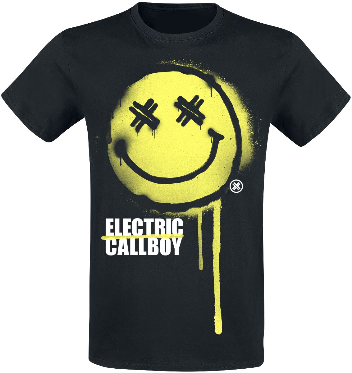 Electric Callboy T-Shirt - Spray Smile - XXL - für Männer - Größe XXL - schwarz  - Lizenziertes Merchandise! von Electric Callboy