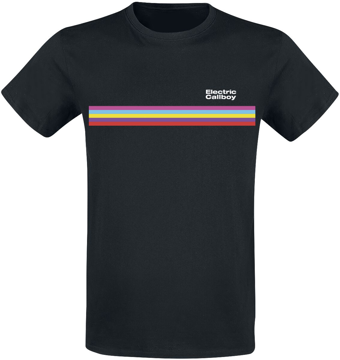 Electric Callboy T-Shirt - Stripe - S bis 3XL - für Männer - Größe L - schwarz - Lizenziertes Merchandise! Electric Callboy T-Shirt - Stripe - S bis 3XL - für Männer - Größe L - schwarz - Lizenziertes Merchandise! von Electric Callboy