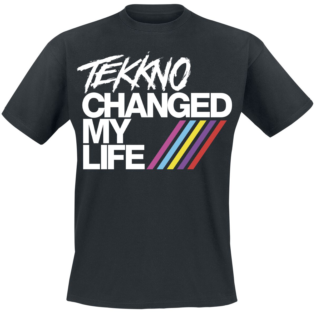 Electric Callboy T-Shirt - Tekkno Changed My Life - S bis XXL - für Männer - Größe XXL - schwarz  - Lizenziertes Merchandise! von Electric Callboy