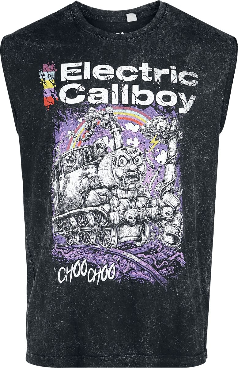 Electric Callboy Tank-Top - Choo Choo - S bis XXL - für Männer - Größe L - anthrazit  - Lizenziertes Merchandise! von Electric Callboy