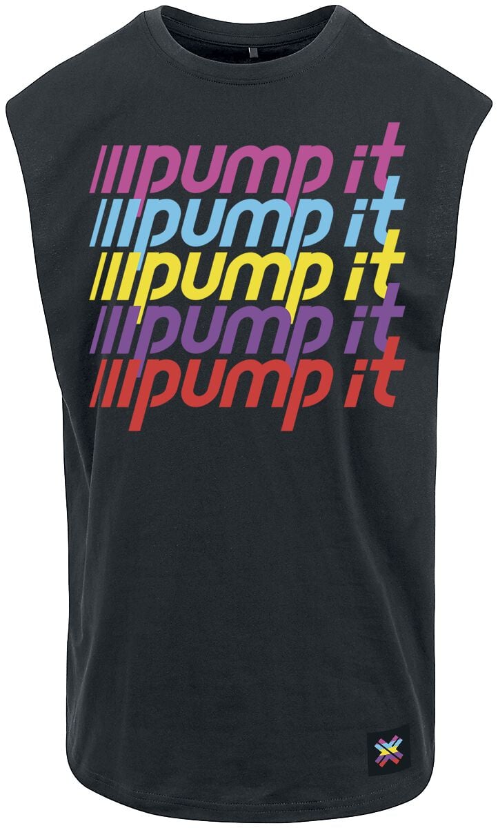 Electric Callboy Tank-Top - Pump It 2.0 Multi Colour - S bis XXL - für Männer - Größe XXL - schwarz  - Lizenziertes Merchandise! von Electric Callboy