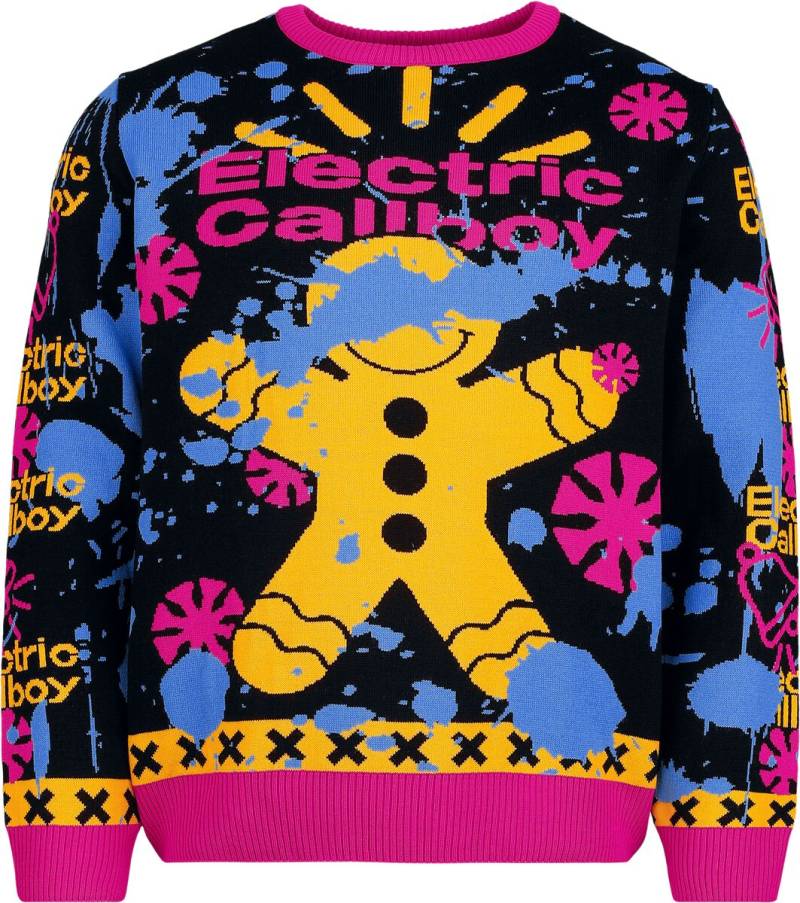 Electric Callboy Weihnachtspullover - Holiday Sweater 2025 - S bis 5XL - für Männer - Größe L - multicolor  - EMP exklusives Merchandise! von Electric Callboy
