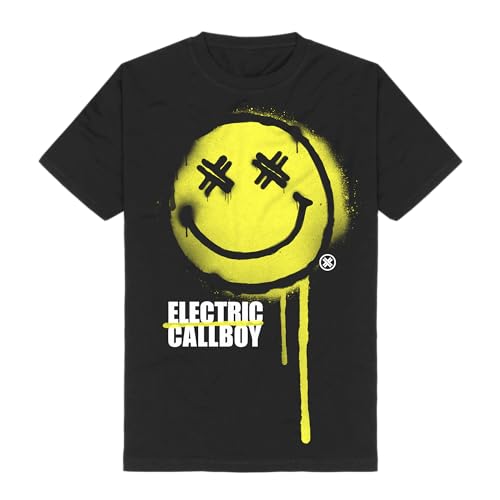 T-Shirt - Spray Smile - Schwarz - M von Electric Callboy