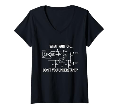Damen What Part of Don't You Understand - Electrical Engineer T-Shirt mit V-Ausschnitt von Electrical Engineer Merch