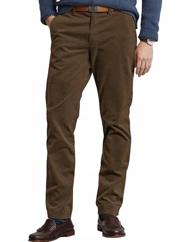 Elegancity Cord Hose Herren Braun Chinohose Regular Fit Business Anzughose Einfarbig Mit Bundgummi 3XL Elegancity Cord Hose Herren Braun Chinohose Regular Fit Business Anzughose Einfarbig Mit Bundgummi 3XL von Elegancity