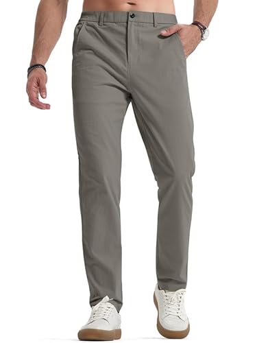 Elegancity Herren Chinohose Dunkelgrau Stretch Freizeithose Regular Fit Stoffhose Anzughose Einfarbig 60% Baumwolle Passform Mit Bundgummi 3XL Elegancity Herren Chinohose Dunkelgrau Stretch Freizeithose Regular Fit Stoffhose Anzughose Einfarbig 60% Baumwolle Passform Mit Bundgummi 3XL von Elegancity