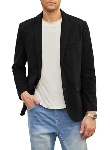 Elegancity Herren Cord Anzugjacke Retro Sakko Freizeit Blazer Regular Fit Winterjacken Mit 3 Taschen Schwarz,XXL Elegancity Herren Cord Anzugjacke Retro Sakko Freizeit Blazer Regular Fit Winterjacken Mit 3 Taschen Schwarz,XXL von Elegancity